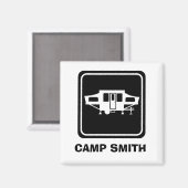 Camp Smith Camper Magnet Magneet (Voorkant / Achterkant)