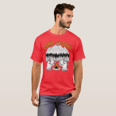 Camp Spooky Summerween Vibes Cute Ghost Retro Hall T-shirt (Voorkant volledig)