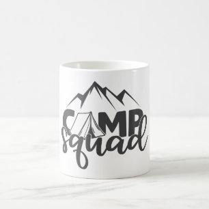 Camp Squad Cool Adventure Quote Campers Koffiemok