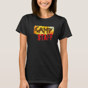 Camp Staff Summer Campground Host Broom Counselor T-shirt