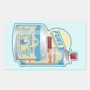 Camp Stove gasflessen Propaan Butaan Rechthoekige Sticker