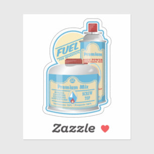 Camp Stove gasflessen Propaan Butaan Sticker