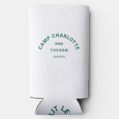 Camp thema Bachelorette Forest Green Crest (Achterkant)