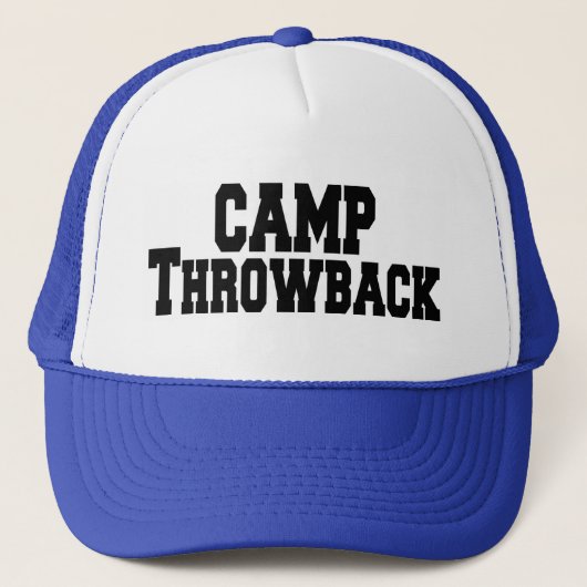 Camp Throwback Trucker Hat Trucker Pet (Voorkant)