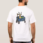 “Camp Wagon Deer” Whimsical T-Shirt (Achterkant)