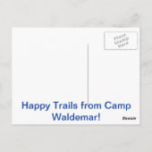 Camp Waldemar Briefkaart (Achterkant)