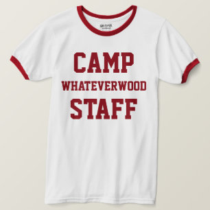 Camp Whateverwood Personeel Dark Red T-shirt