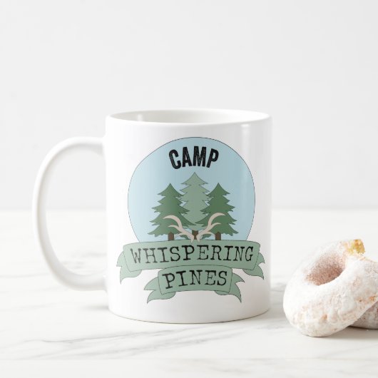Camp Whispering Pines Mug (Avec donut)