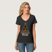 Camp with Booze Camping Beer  Camper Drinker Drink T-shirt (Voorkant volledig)