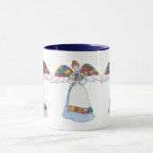 Campagne Angel (bleu) Mug (Centre)