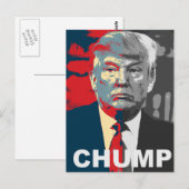 Campagne anti-Donald Trump | Carte postale (Devant / Derrière)