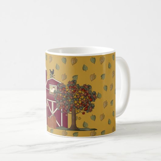 Campagne Autumn Coffee Mug (Devant droit)