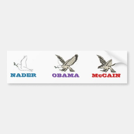 Campagne Aviary Bumpersticker (Voorkant)