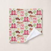 Campagne Bottes pour fille Adorable Bâton Cheval O (Gant de toilette)