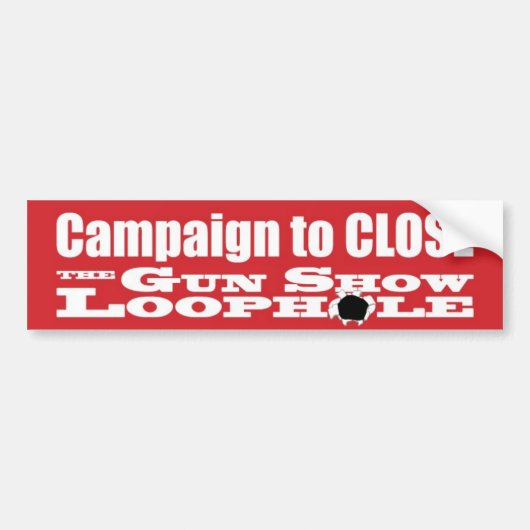 Campagne Bumpersticker (Voorkant)