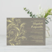 Campagne Flourdir Invitations de douche nuptiale (Debout devant)