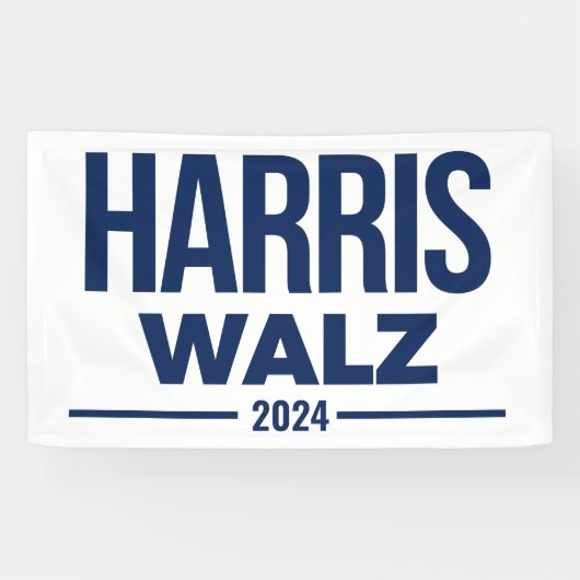 CAMPAGNE HARRIS WALZ 2024 SPANDOEK (Horizontaal)
