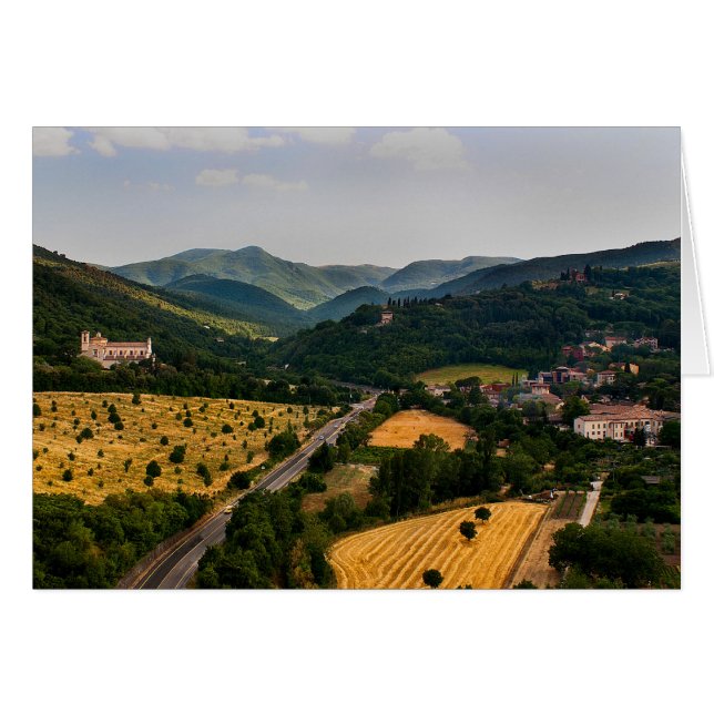 Campagne italienne - Spoleto Italie (Devant horizontal)