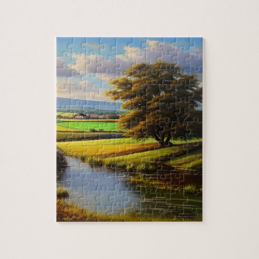 "Campagne" Jigsaw Puzzle (Vertical)