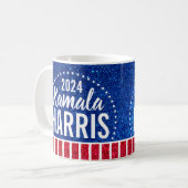 Campagne Kamala Harris Patriotic Coffee Mug 2024 (Devant gauche)