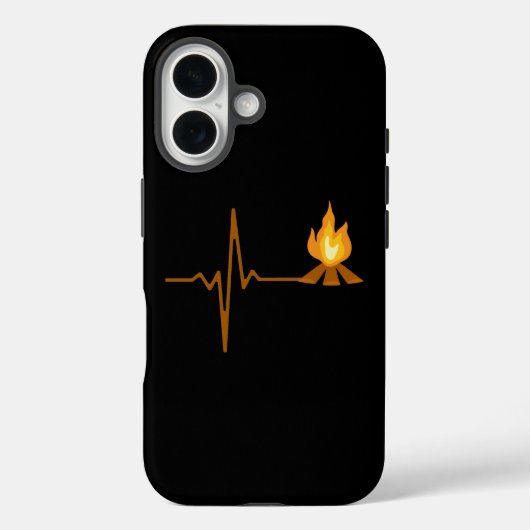 Campagne met kampvuur Case-Mate iPhone case (Achterkant)