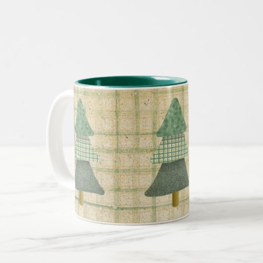 Campagne Motif Pine Tree Mug (Devant gauche)