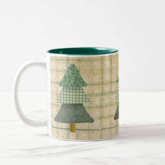Campagne Motif Pine Tree Mug (Gauche)