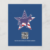 Campagne om fondsen te werven voor politieke doele flyer (Achterkant)