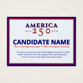 Campagne politique 2026 Candidat Élection Contact (Devant)