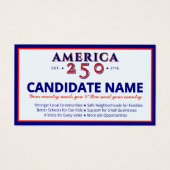 Campagne politique 2026 Candidat Élection Contact (Devant)