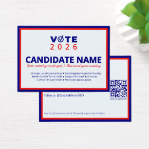 Campagne politique 2026 Candidat Élection Contact