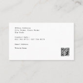 Campagne politique avec Carte de visite de code QR (Dos)