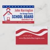 Campagne politique - Carte de visite du conseil sc (Devant / Derrière)