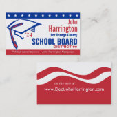 Campagne politique - Carte de visite du conseil sc (Devant / Derrière)