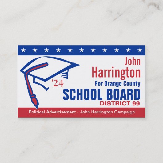 Campagne politique - Carte de visite du conseil sc (Devant)