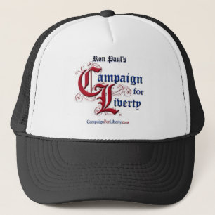 Campagne pour le casquette RON PAUL de liberté
