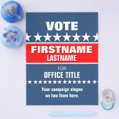 Campagne Sjabloon Aangepast Flyer (Enkel)