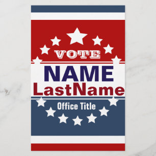 Campagne Sjabloon leeg Flyer