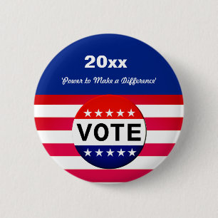 Campagne Stemkracht Ronde Button 5,7 Cm