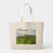 Campagne toscane Grand Sac fourre-tout (Dos)