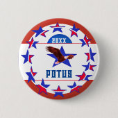 Campagne Verkiezing Stemming POTUS Button (Voorkant)