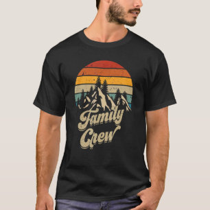 Campagne voor gezinskloeg buitenshuis, zondagskamp t-shirt