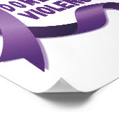 Campagne voor huiselijk geweld poster (Hoek)