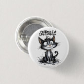Campagne voor kinderloze Cat Lady Ronde Button 3,2 Cm (Voorkant /achterkant)