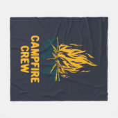Campagneontwikkelaar kampeerpersoneel kampvuur fleece deken (Voorkant (Horizontaal))