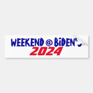 Campaign 2024 President Joe weekend bij Biden's Bumpersticker