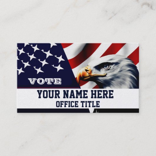 Campaign Template Business Card Visitekaartje (Voorkant)