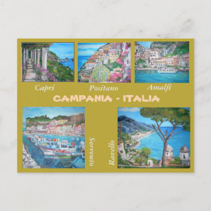 Campanie, Italie - Carte postale