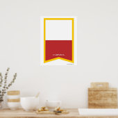 Campanie Italie Région Poster d'Art (Cuisine)