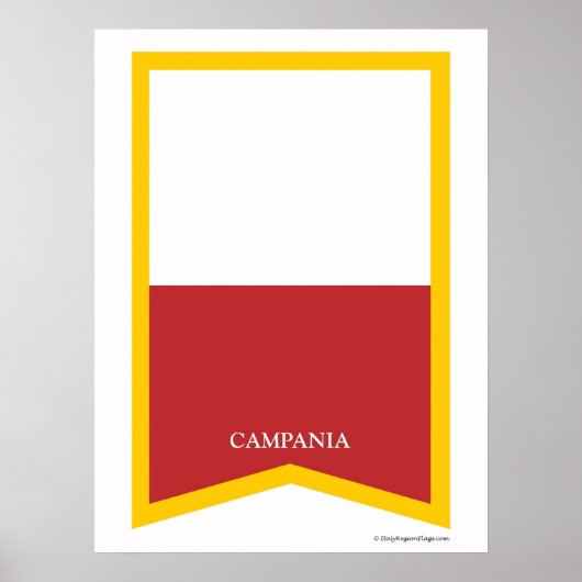 Campanie Italie Région Poster d'Art (Devant)
